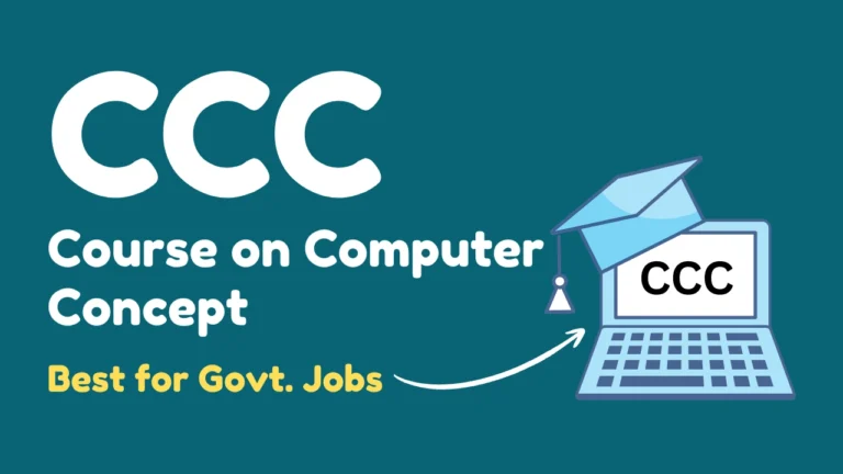 CCC Course Complete Guide to Syllabus, Fees, Duration, and Career Value