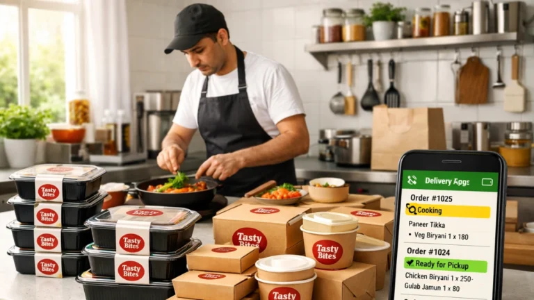 Complete Guide to Starting a Cloud Kitchen from Home Cost, Setup & License Guide