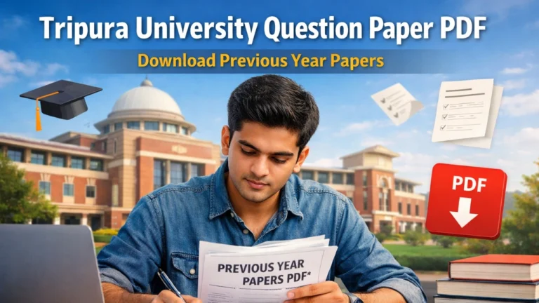 Tripura University Question Paper PDF Download Previous Year Papers